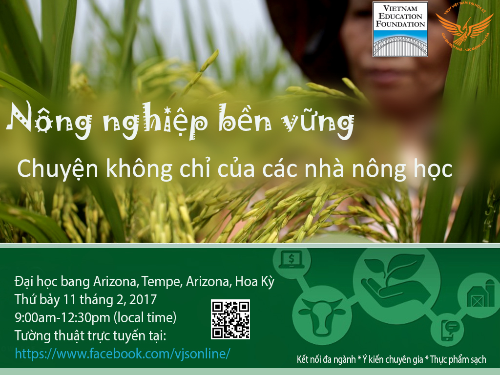 Hội thảo: Nông Nghiệp bền vững – Chuyện không chỉ của các nhà nông học